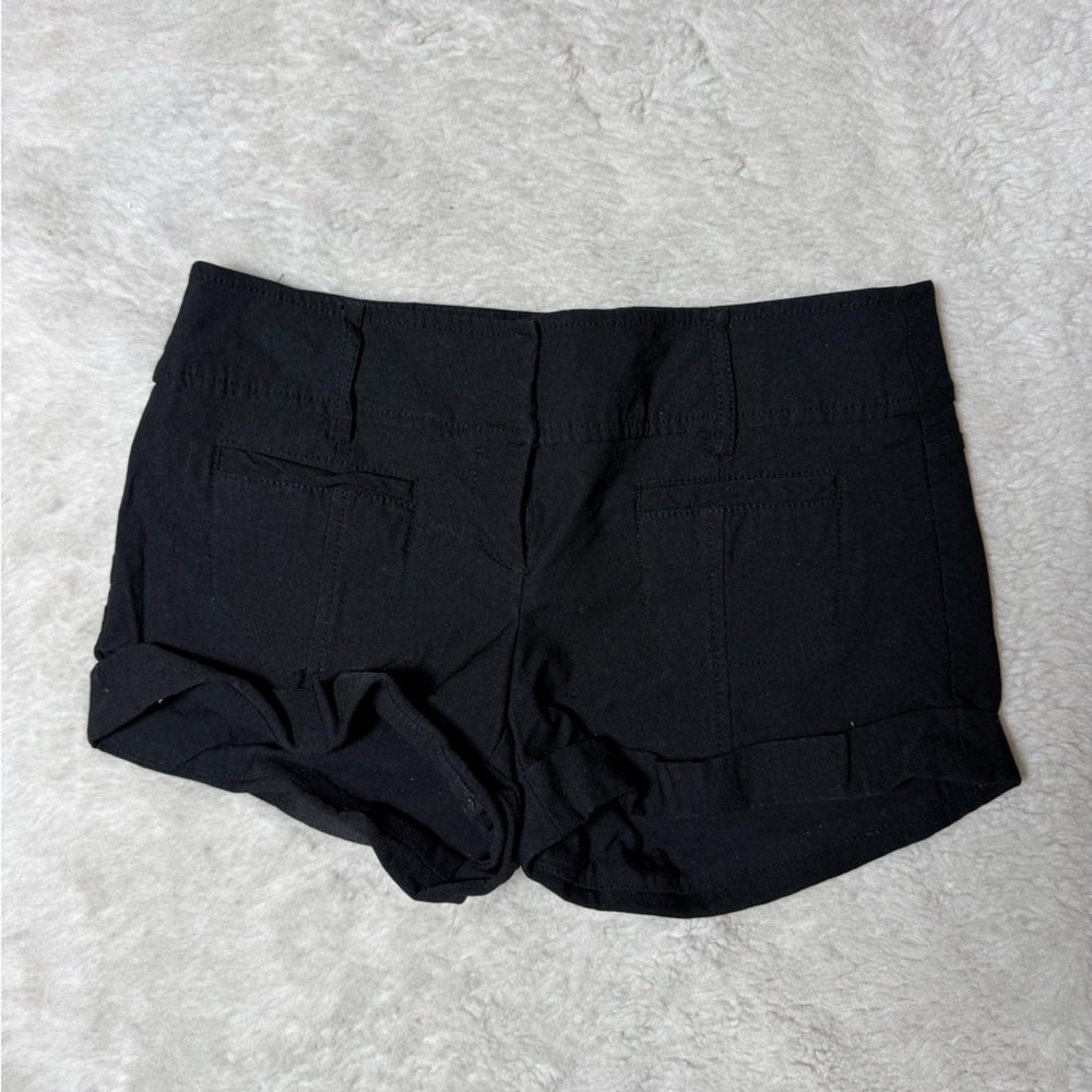 High Waist Black Women's Shorts